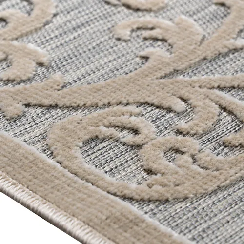 Χαλί MONARCHY GREY BEIGE 67 x 400 εκ.