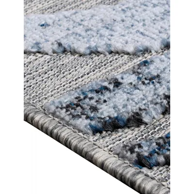 Χαλί TISSER GREY BLUE 67 x 400 εκ.