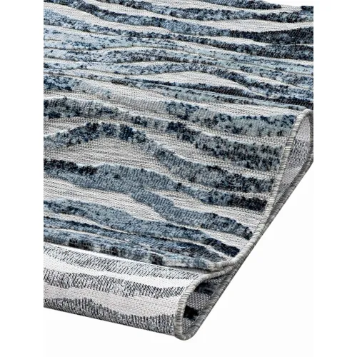Χαλί TISSER GREY BLUE 67 x 500 εκ.