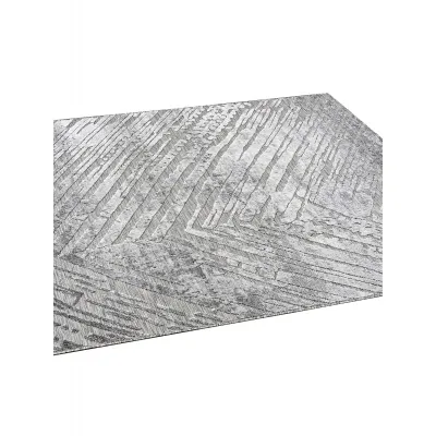 Χαλί SCRATCHES GREY 67 x 500 εκ.