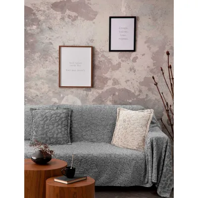 Ριχτάρι RUBBLE GREY Ριχτάρι πολύθρονας: 170 x 180 εκ.