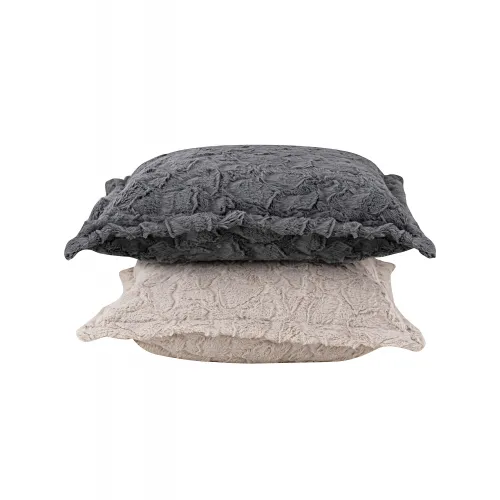 Διακοσμητικό Μαξιλάρι RUBBLE GREY Διακοσμητική μαξιλαροθήκη: 45 x 45 εκ.