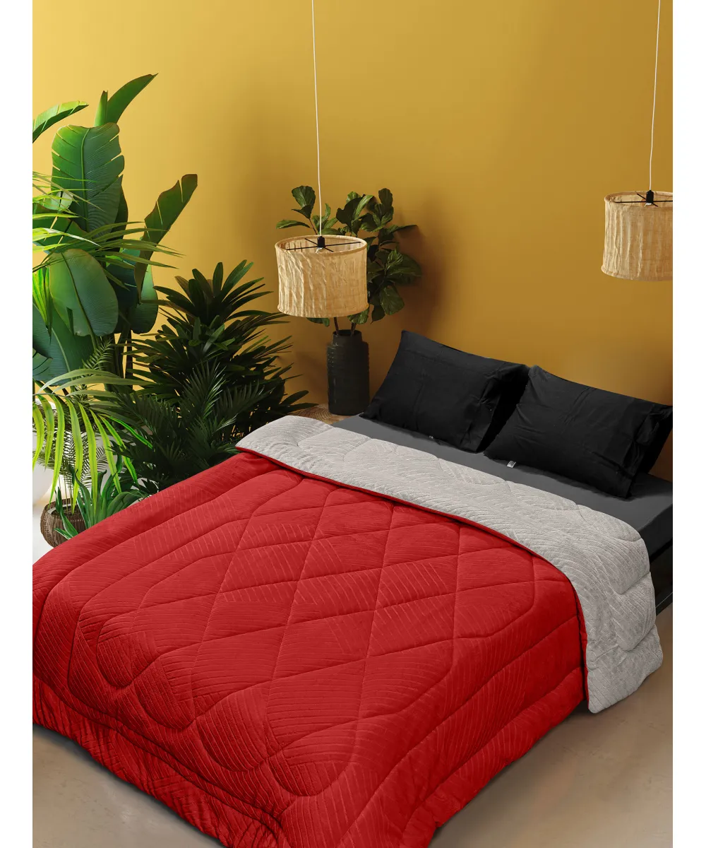 Κουβερτοπάπλωμα ARCTIC RED BEIGE Κουβερτοπάπλωμα υπέρδιπλο: 220 x 240 εκ.
