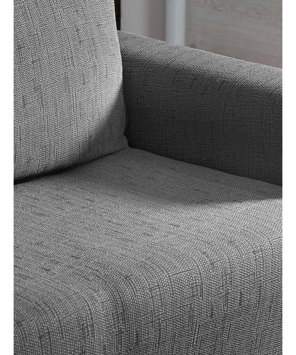 Ελαστικά καλύμματα καναπέ TRATINI GREY Ελαστικό κάλυμμα διθέσιου καναπέ