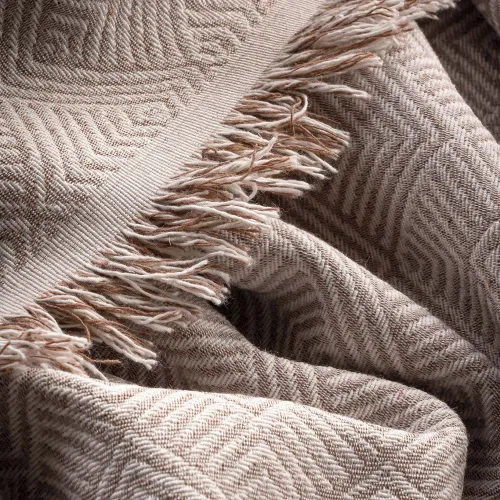 Ριχτάρι WELLEN BEIGE Ριχτάρι τριθέσιου καναπέ: 170 x 300 εκ.