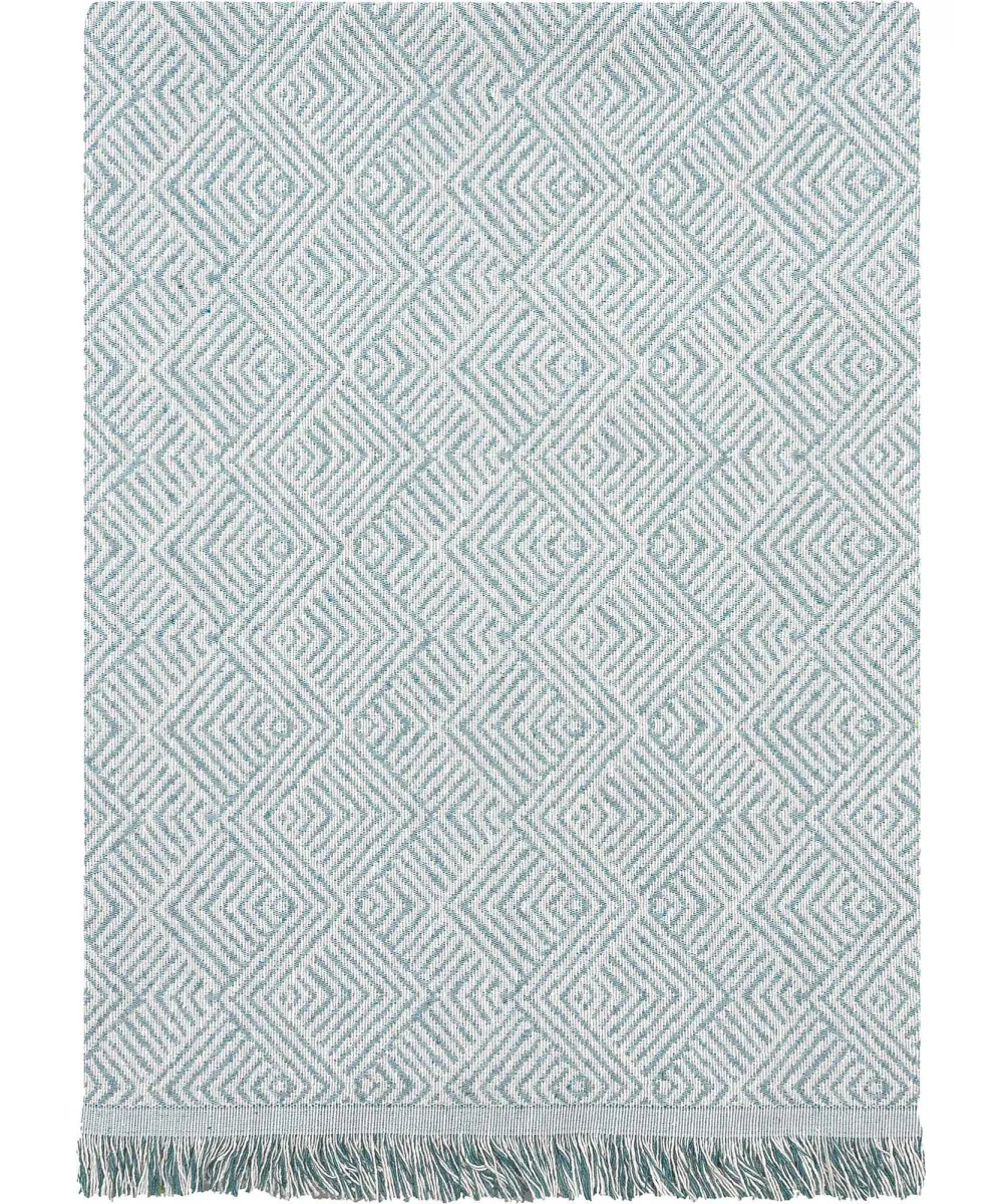 Ριχτάρι WELLEN TURQUOISE Ριχτάρι τριθέσιου καναπέ: 170 x 300 εκ.