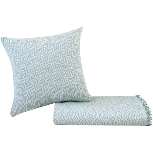Ριχτάρι WELLEN TURQUOISE Ριχτάρι τριθέσιου καναπέ: 170 x 300 εκ.