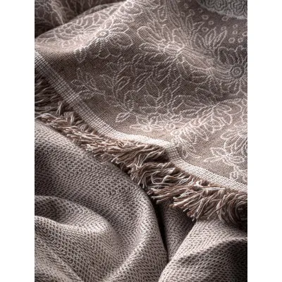 Ριχτάρι BLUMEN BROWN Ριχτάρι τριθέσιου καναπέ: 170 x 300 εκ.