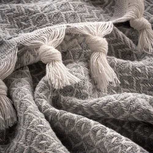 Ριχτάρι HERHALING GREY Ριχτάρι διθέσιου καναπέ: 190 x 250 εκ.