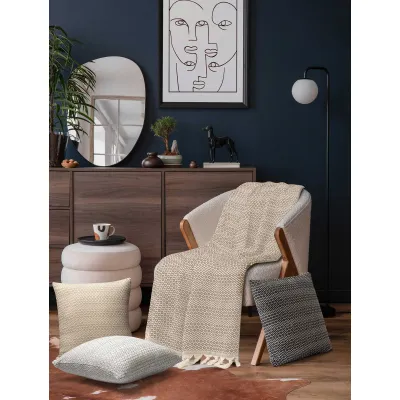 Ριχτάρι HERHALING BEIGE Ριχτάρι τριθέσιου καναπέ: 190 x 300 εκ.