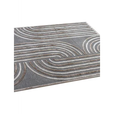 Χαλί MODE GREY Σετ Κρεβατοκάμαρας (67 x 140 (2)   67 x 230 εκ.)