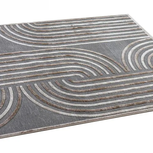 Χαλί MODE GREY Σετ Κρεβατοκάμαρας (67 x 140 (2)   67 x 230 εκ.)