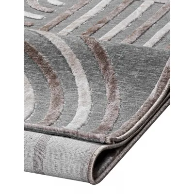 Χαλί MODE GREY Σετ Κρεβατοκάμαρας (67 x 140 (2)   67 x 230 εκ.)