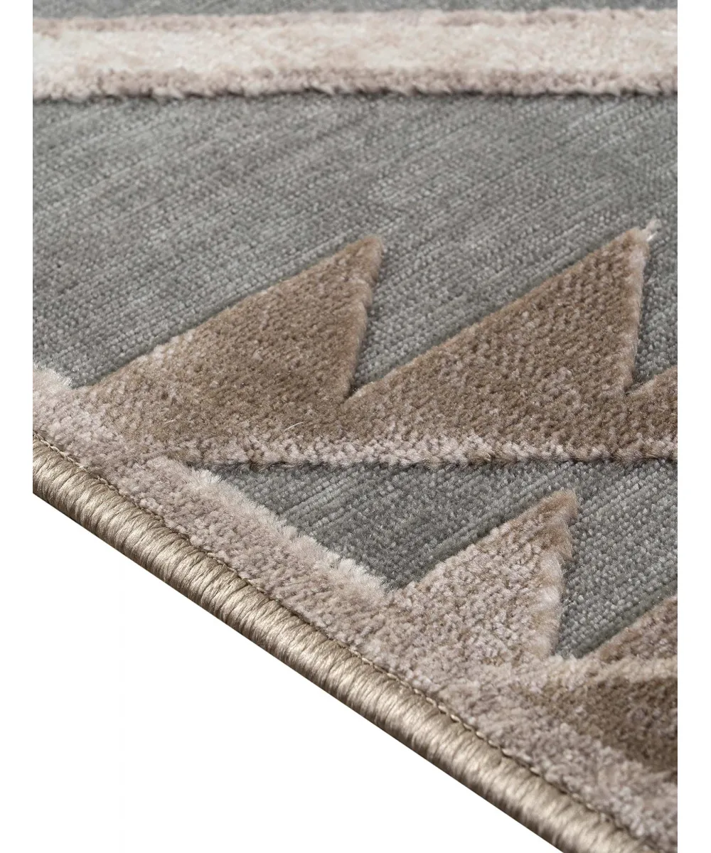 Χαλί CRYSTALLINI GREY Σετ Κρεβατοκάμαρας (67 x 140 (2)   67 x 230 εκ.)