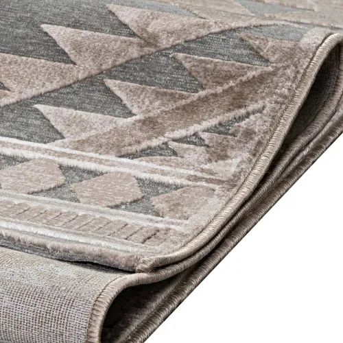 Χαλί CRYSTALLINI GREY Σετ Κρεβατοκάμαρας (67 x 140 (2)   67 x 230 εκ.)