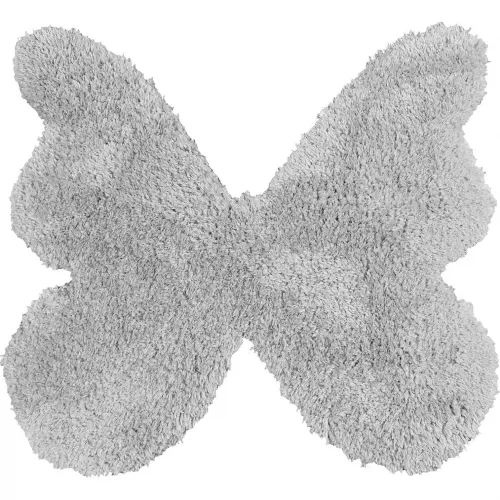 Παιδικό Χαλί LIGHT GREY SHADE BUTTERFLY 160 x 160 εκ.
