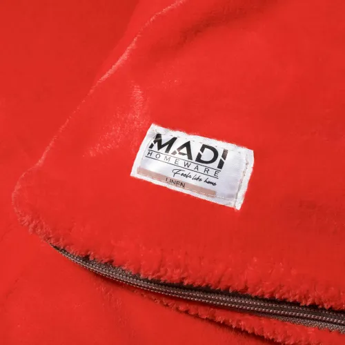 Παπλωματοθήκη DULL RED Παπλωματοθήκη μονή: 160 x 220 εκ.
