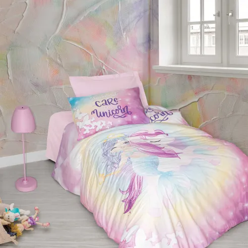 Παιδικό Σετ Πάπλωμα MERMAID Σετ πάπλωμα μονό: 170 x 240   1 μαξιλαροθήκη 50 x 70 εκ.