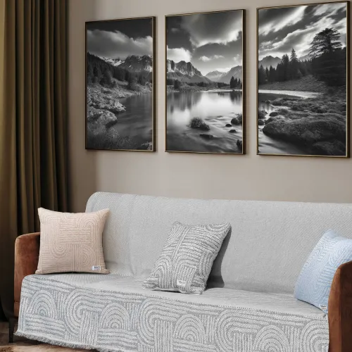 Ριχτάρι ETHEREAL GREY Ριχτάρι διθέσιου καναπέ: 170 x 250 εκ.