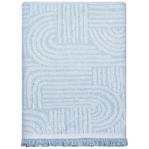Ριχτάρι ETHEREAL CYAN Ριχτάρι διθέσιου καναπέ: 170 x 250 εκ.