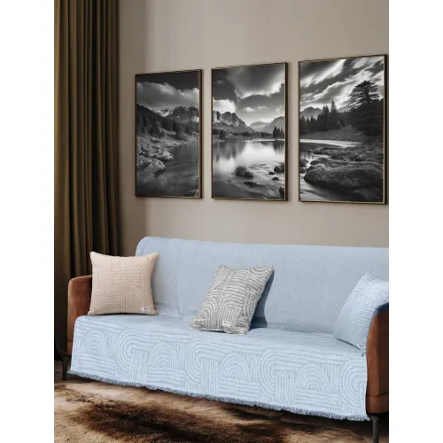 Ριχτάρι ETHEREAL CYAN Ριχτάρι διθέσιου καναπέ: 170 x 250 εκ.