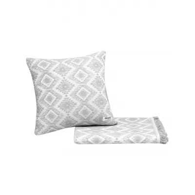 Ριχτάρι FOLK GREY Ριχτάρι διθέσιου καναπέ: 170 x 250 εκ.