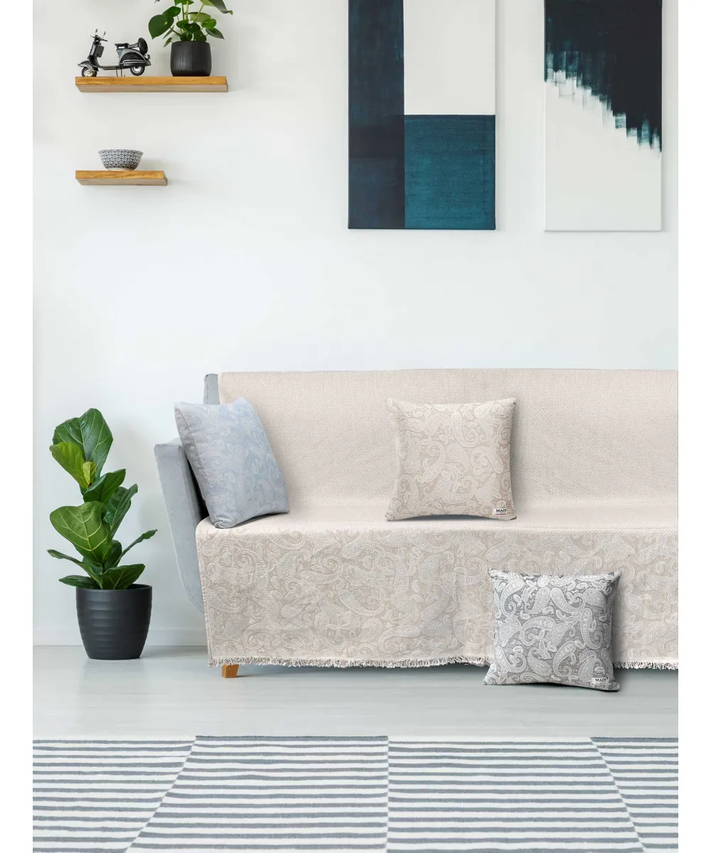 Ριχτάρι ROCOCO BEIGE Ριχτάρι διθέσιου καναπέ: 170 x 250 εκ. Ριχτάρι ROCOCO BEIGE Ριχτάρι διθέσιου καναπέ: 170 x 250 εκ.