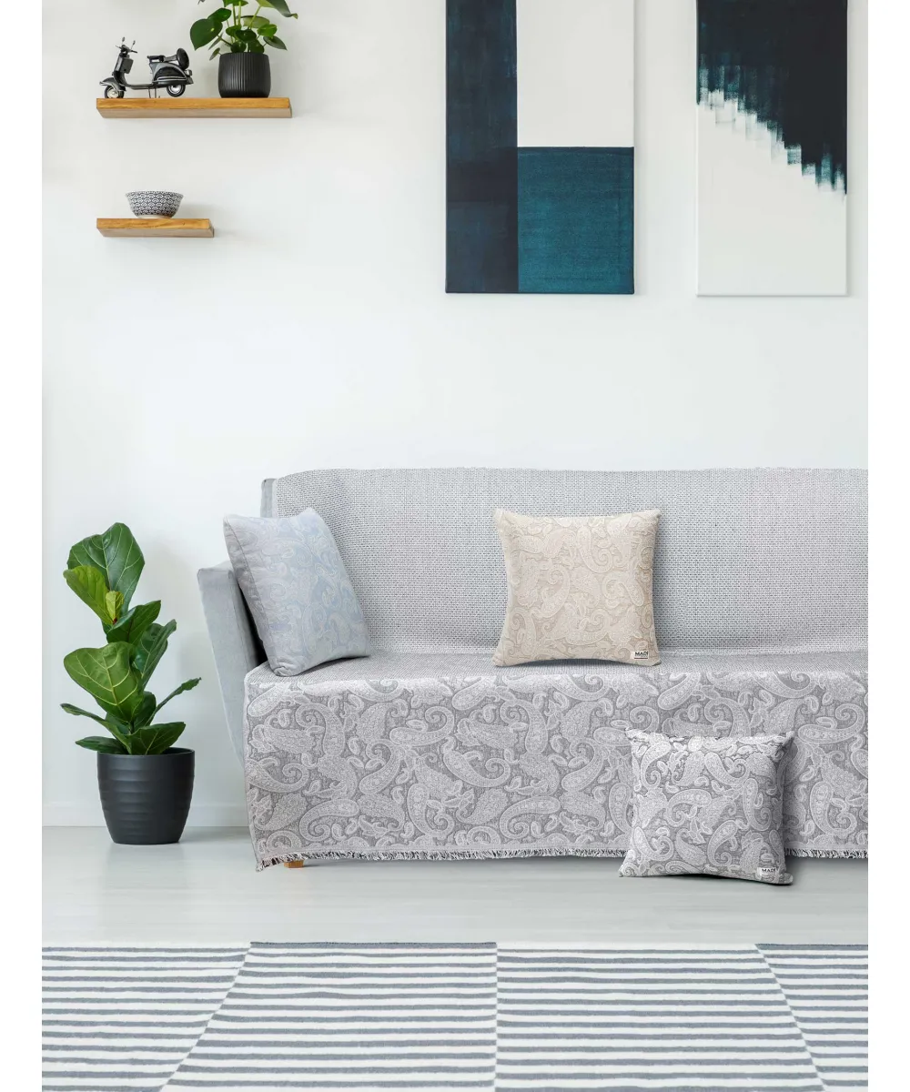 Ριχτάρι ROCOCO GREY Ριχτάρι τριθέσιου καναπέ: 170 x 300 εκ. Ριχτάρι ROCOCO GREY Ριχτάρι τριθέσιου καναπέ: 170 x 300 εκ.