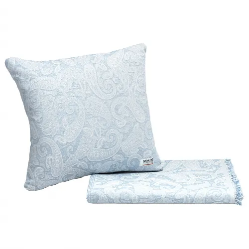 Ριχτάρι ROCOCO CYAN Ριχτάρι διθέσιου καναπέ: 170 x 250 εκ.