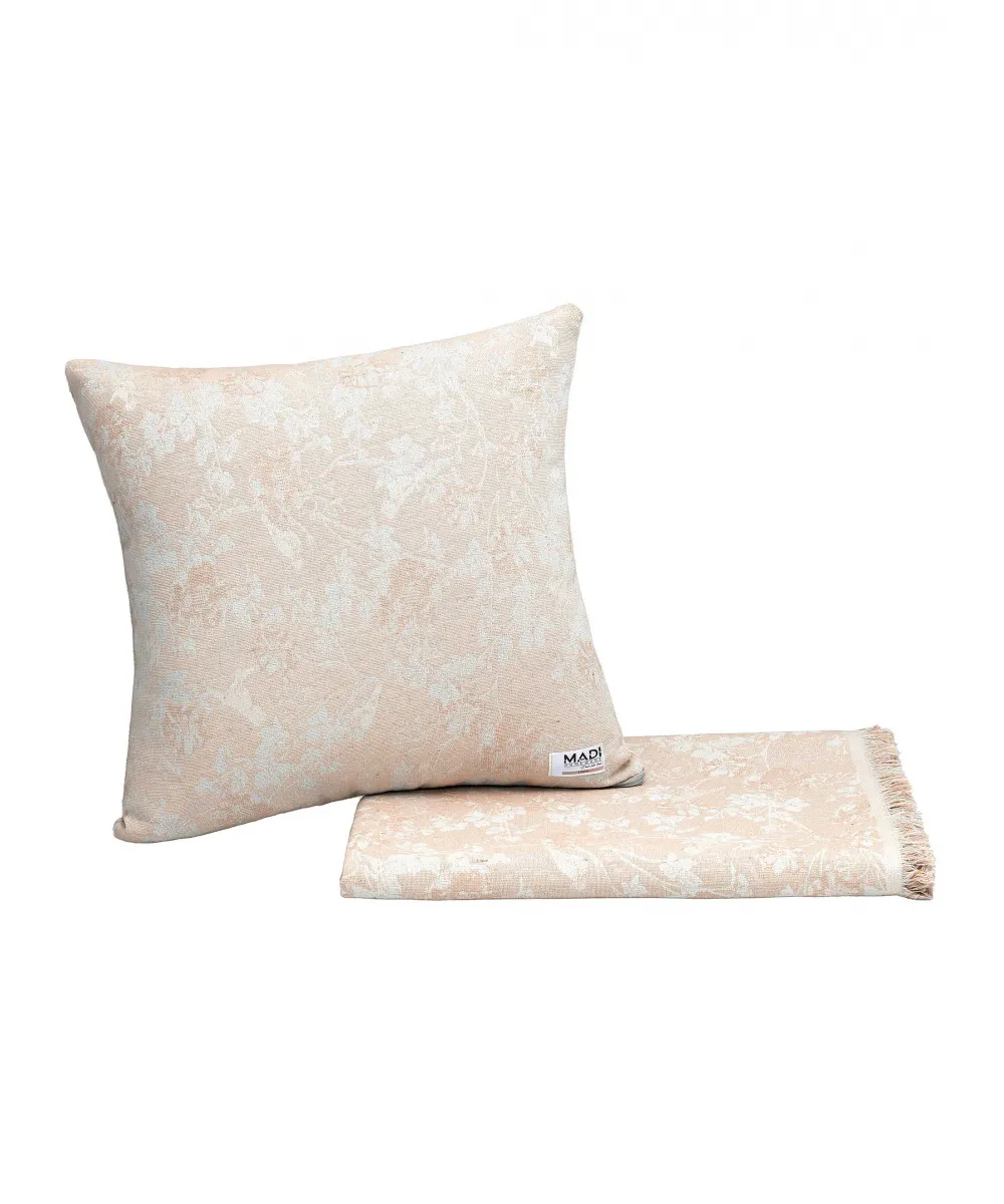 Διακοσμητικό Μαξιλάρι FERN BEIGE Διακοσμητική μαξιλαροθήκη: 45 x 45 εκ.
