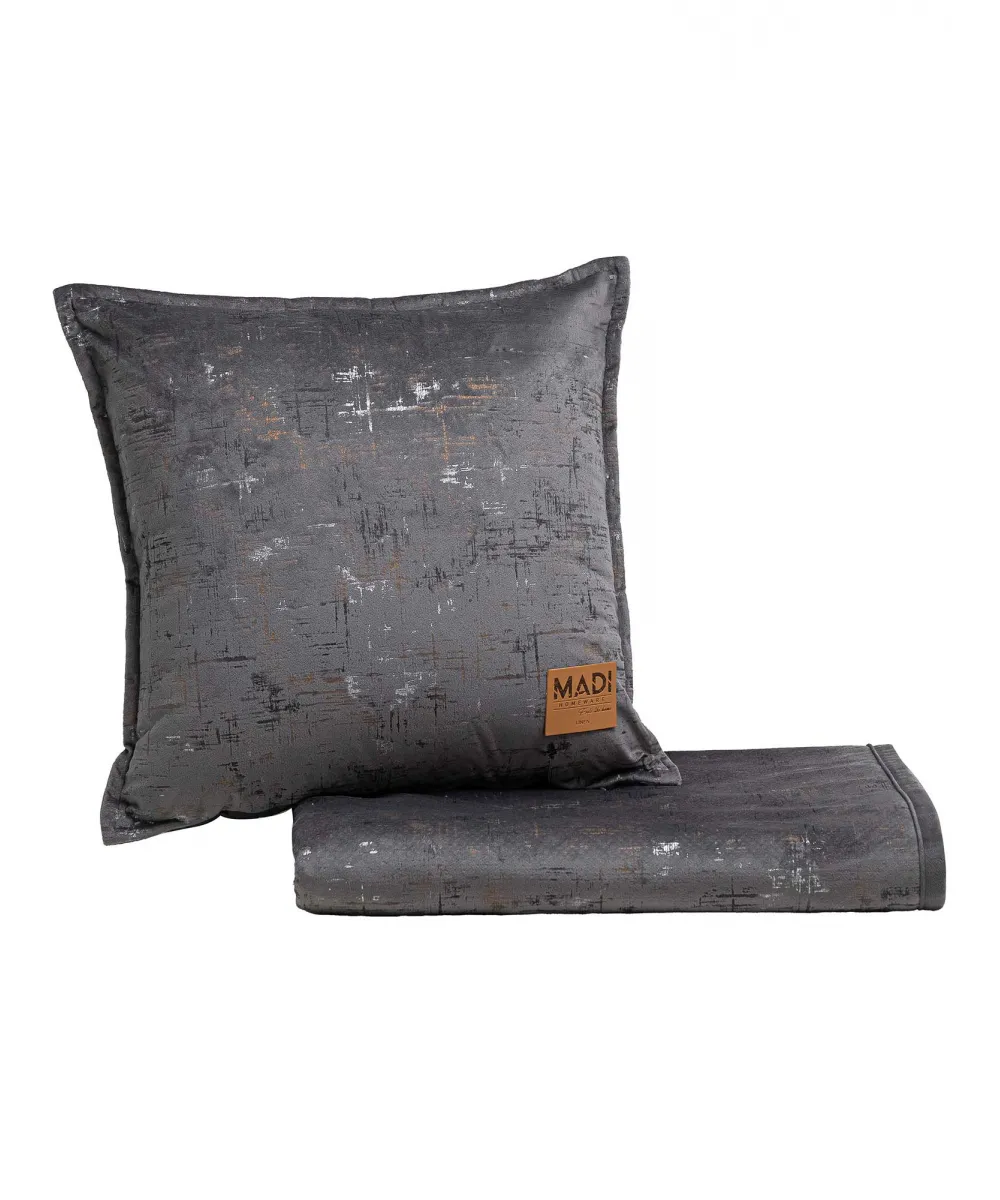 Διακοσμητικό Μαξιλάρι PETRA DARK GREY Διακοσμητική μαξιλαροθήκη: 45 x 45 εκ. Διακοσμητικό Μαξιλάρι PETRA DARK GREY Διακοσμητική μαξιλαροθήκη: 45 x 45 εκ.