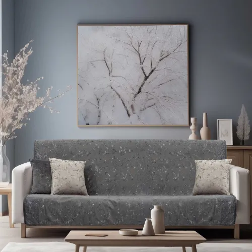 Διακοσμητικό Μαξιλάρι PETRA DARK GREY 