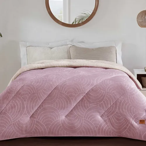 Κουβερτοπάπλωμα NOCTURE PINK Κουβερτοπάπλωμα υπέρδιπλο: 220 x 240 εκ.