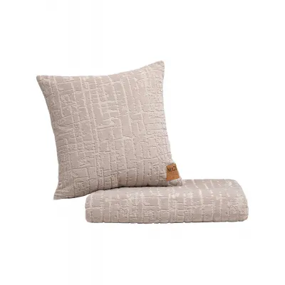 Διακοσμητικό Μαξιλάρι SAVANNA BEIGE Διακοσμητικό μαξιλάρι: 45 x 45 εκ.
