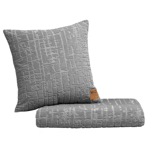 Ριχτάρι SAVANNA GREY Ριχτάρι τετραθέσιου καναπέ: 180 x 340 εκ.