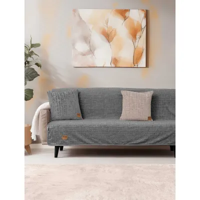 Διακοσμητικό Μαξιλάρι SAVANNA GREY Διακοσμητική μαξιλαροθήκη: 45 x 45 εκ.