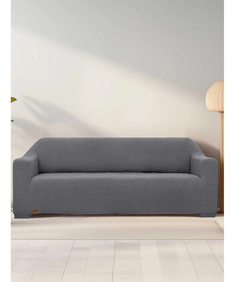 Ελαστικά καλύμματα καναπέ DYNAMIC DARK GREY Ελαστικό κάλυμμα διθέσιου καναπέ
