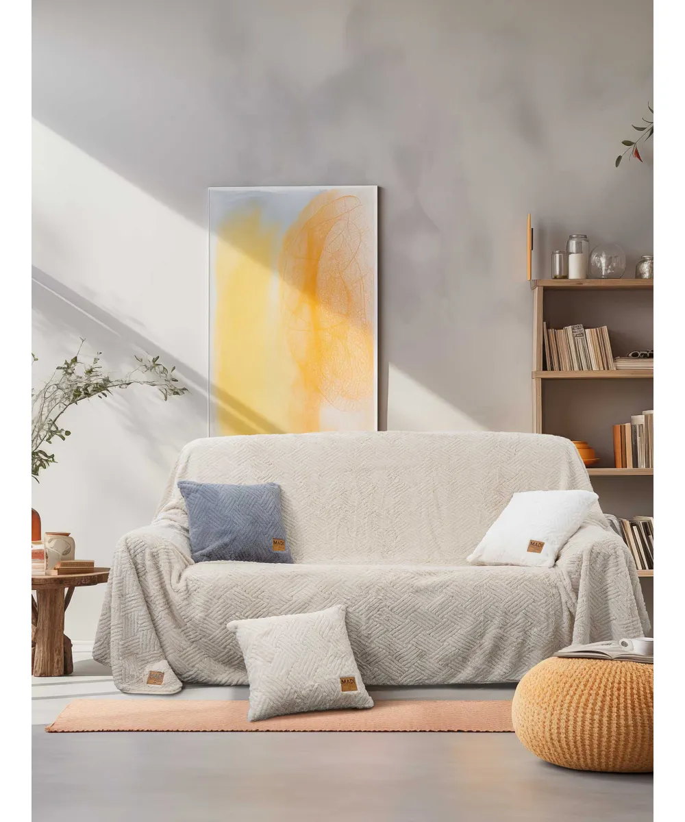 Ριχτάρι TRACE BEIGE Ριχτάρι διθέσιου καναπέ: 180 x 250 εκ. Ριχτάρι TRACE BEIGE Ριχτάρι διθέσιου καναπέ: 180 x 250 εκ.