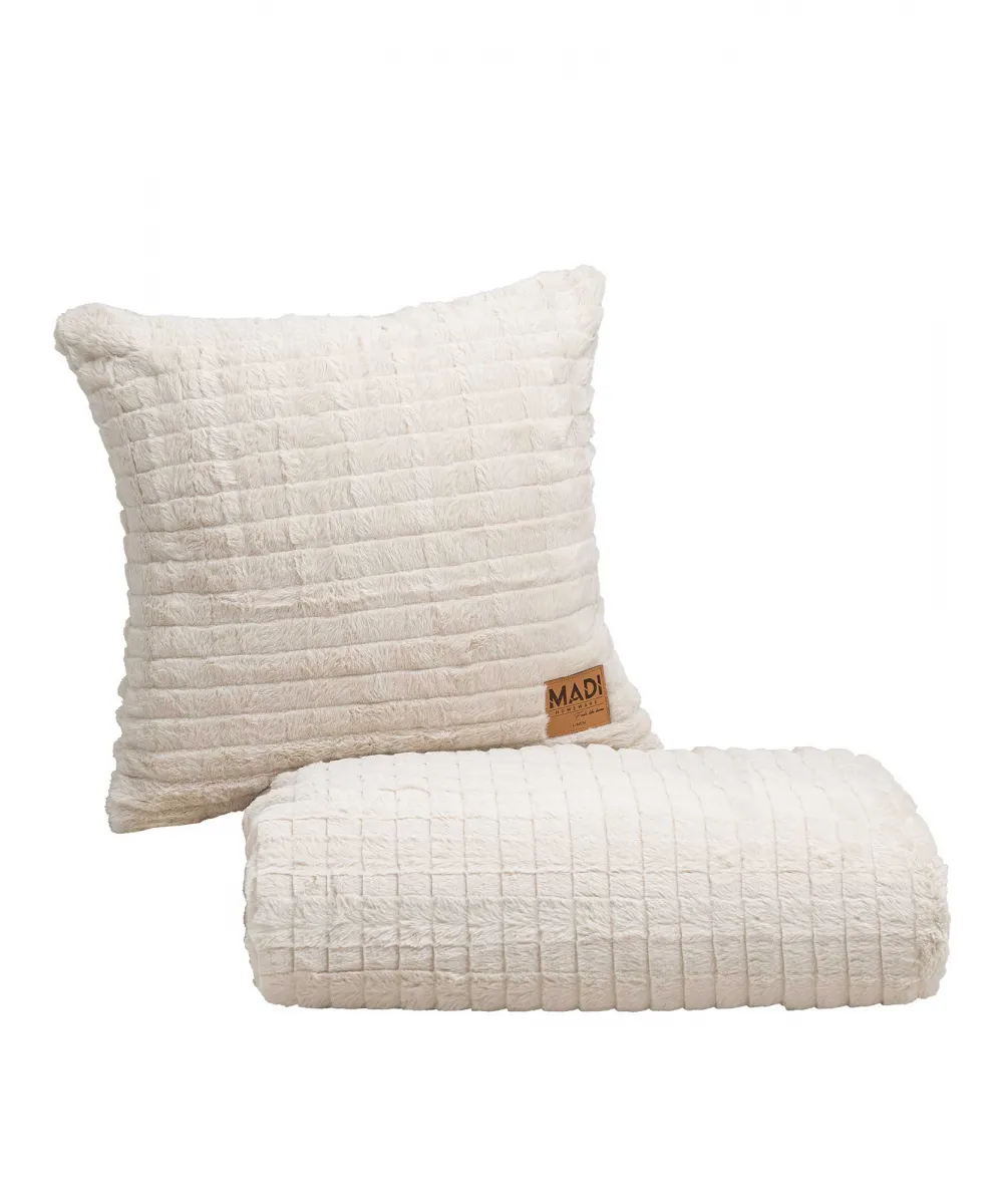 Ριχτάρι RAYS BEIGE Ριχτάρι τριθέσιου καναπέ: 180 x 300 εκ.