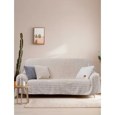 Διακοσμητικό Μαξιλάρι RAYS BEIGE Διακοσμητική μαξιλαροθήκη: 45 x 45 εκ.