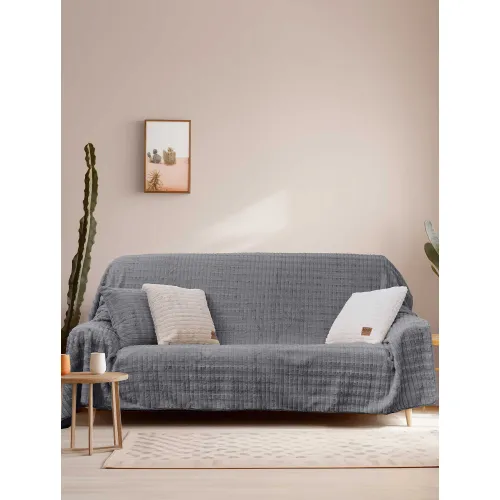Διακοσμητικό Μαξιλάρι RAYS GREY Διακοσμητική μαξιλαροθήκη: 45 x 45 εκ.