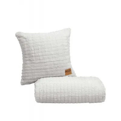 Ριχτάρι RAYS WHITE Ριχτάρι τριθέσιου καναπέ: 180 x 300 εκ.