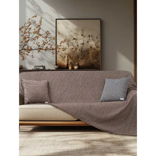 Ριχτάρι MOUVE BEIGE Ριχτάρι τετραθέσιου καναπέ: 180 x 340 εκ.
