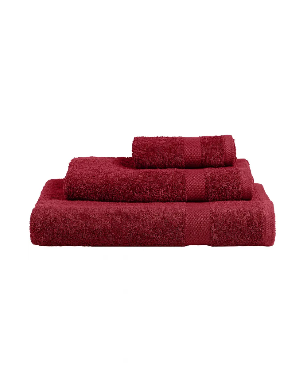 Πετσέτα FROVA BURGUNDY Πετσέτα μπάνιου: 80 x 150 εκ.