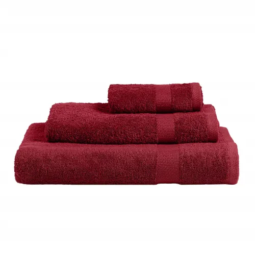 Πετσέτα FROVA BURGUNDY Πετσέτα μπάνιου: 80 x 150 εκ.