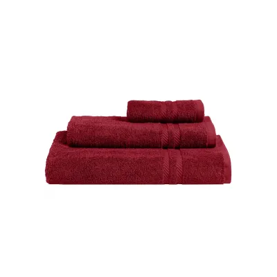 Πετσέτα AVELA BURGUNDY Πετσέτα μπάνιου: 80 x 150 εκ.