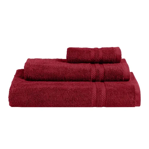 Πετσέτα AVELA BURGUNDY Πετσέτα μπάνιου: 80 x 150 εκ.