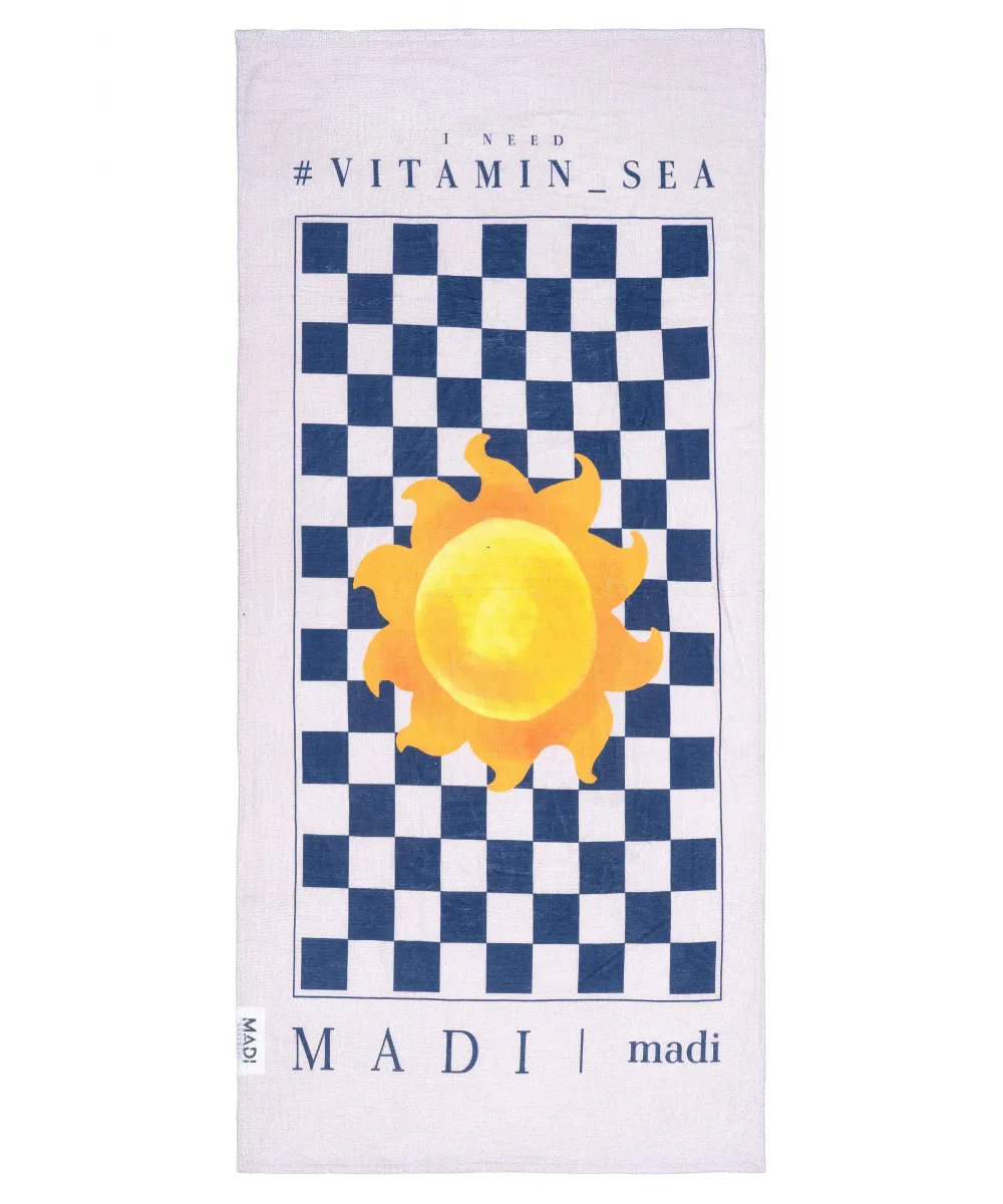 Πετσέτα Θαλάσσης VITAMIN SEA Πετσέτα Θαλάσσης: 90 x 160 εκ.