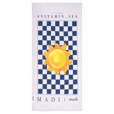 Πετσέτα Θαλάσσης VITAMIN SEA Πετσέτα Θαλάσσης: 90 x 160 εκ.