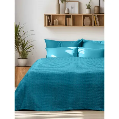 Κουβέρτα Πικέ PIKONA PETROL Κουβέρτα Πικέ: 170 x 240 εκ.